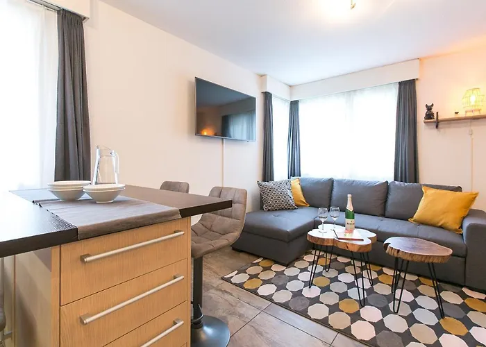 Spirit - 2 - Kueche - Parkplatz Apartment Engelberg